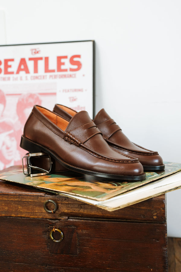 Turi - Brown leather Moccasin