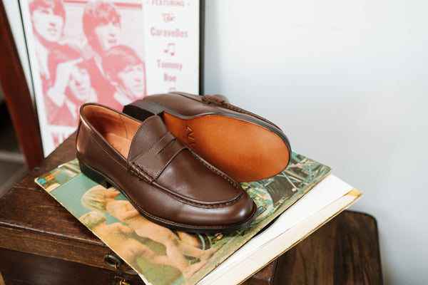 Turi - Brown leather Moccasin