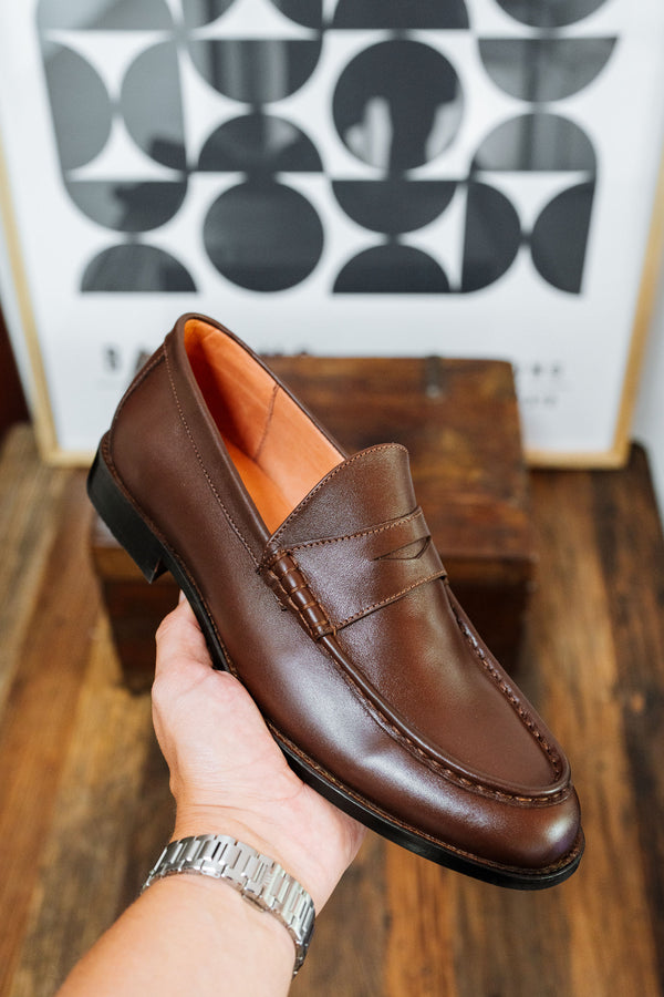 Turi - Brown leather Moccasin