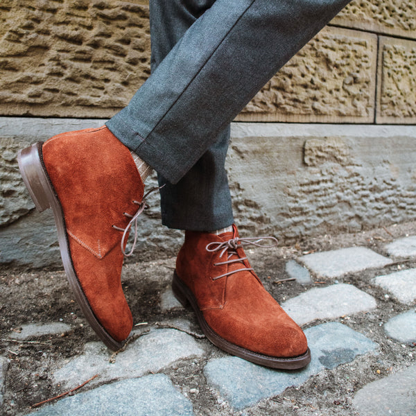 Guano - Cognac Suede Chukka Boot