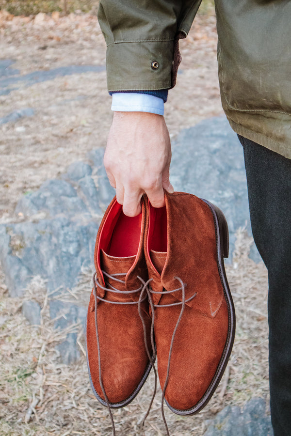 Guano - Cognac Suede Chukka Boot