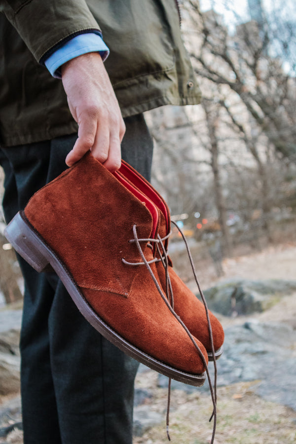 Guano - Cognac Suede Chukka Boot