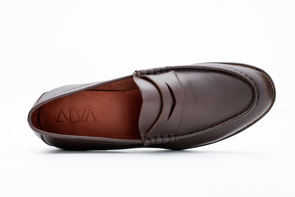 Turi - Brown leather Moccasin