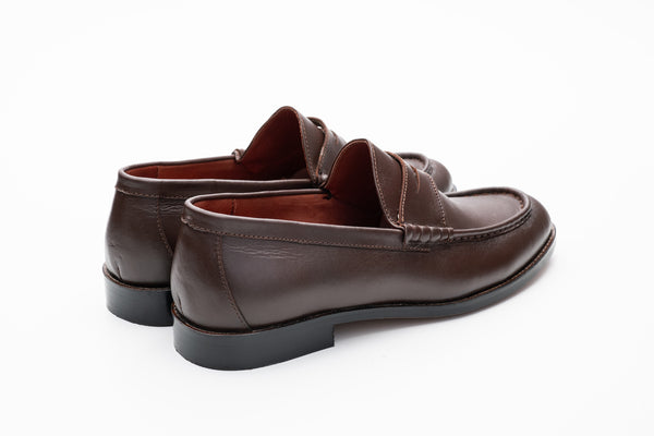 Turi - Brown leather Moccasin