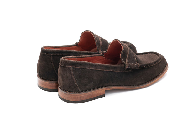 Turi - Dark Brown Suede Moccasin