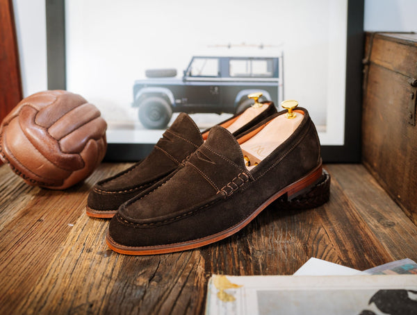 Turi - Dark Brown Suede Moccasin