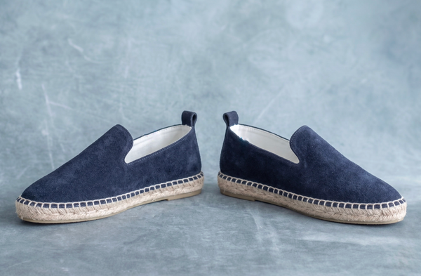 Alpargata - Navy Suede Slip-On