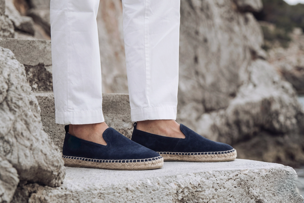 Alpargata - Navy Suede Slip-On