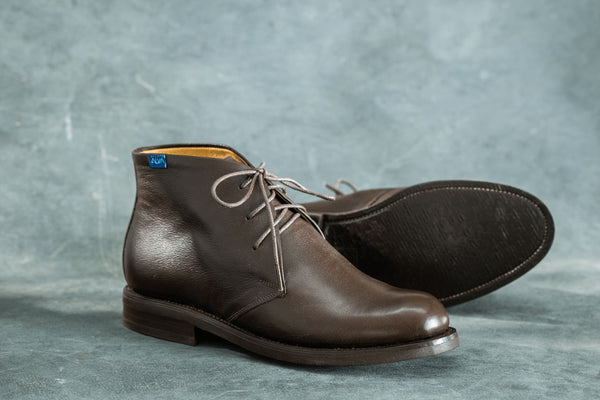 Guano - Dark Bown Leather Chukka Boot