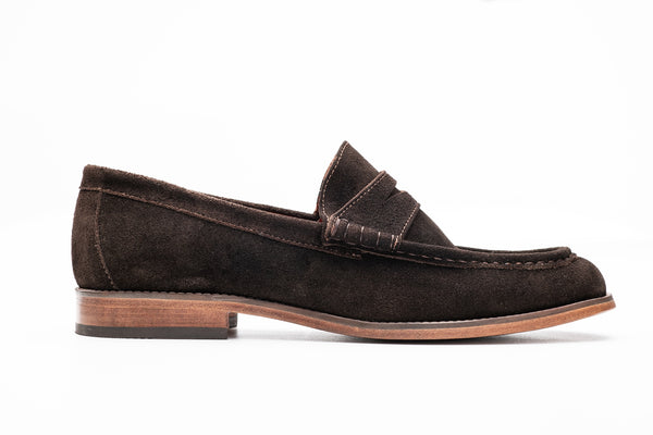 Turi - Dark Brown Suede Moccasin