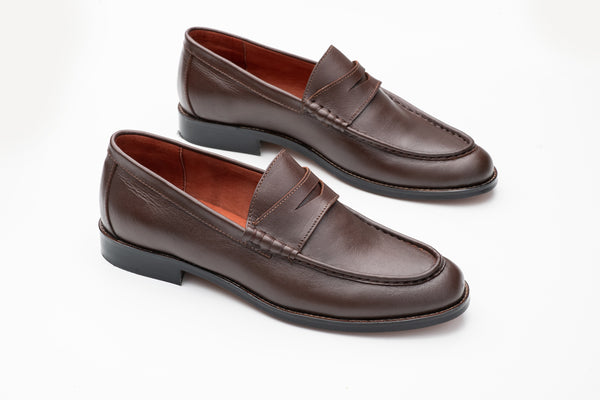 Turi - Brown leather Moccasin